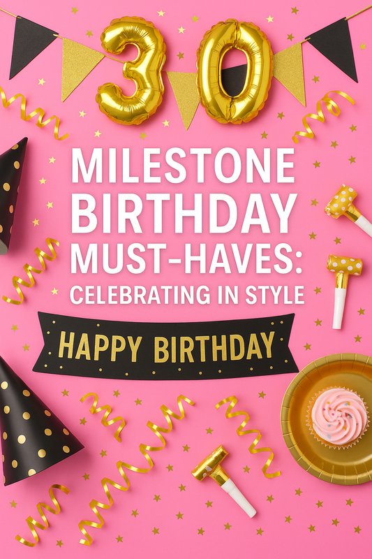 Milestone Birthday Must-Haves: Celebrating in Style