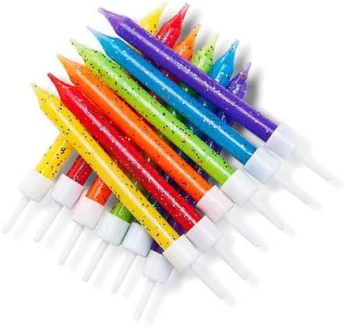 Birthday Party Decorations Bundle Kit Set Eco Friendly Rainbow Multicolour Polka Dot Star PlatesCups Napkins Tablecover Balloons Candles Banner Bunting