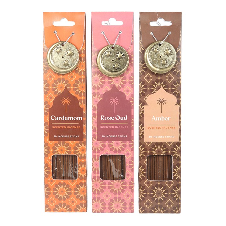 Set of 18 Arabian Nights Incense Gift Sets in Display