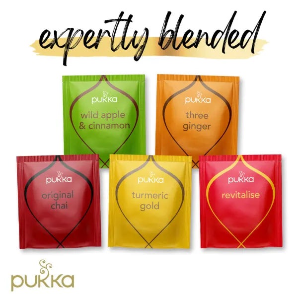 Pukka The Festive Collection 30 Tea Bags Organic Tea Selection Box Tea Bags Herbs Relax Eco Friendly Gift