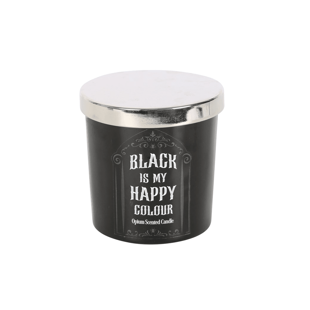 Black is My Happy Colour Opium Candle