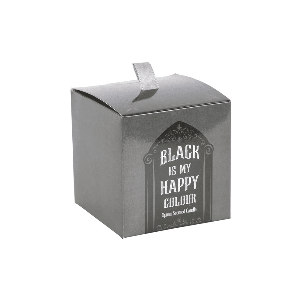 Black is My Happy Colour Opium Candle