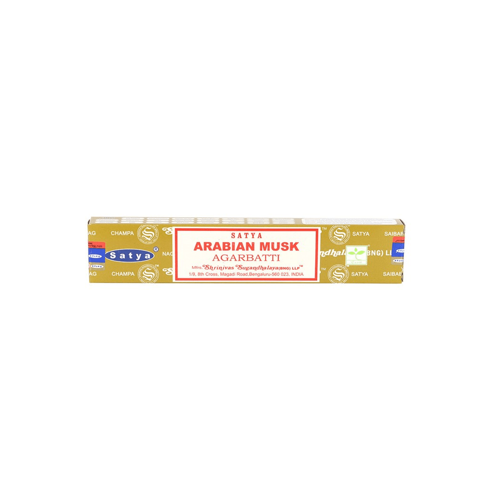 12 Packs of Arabian Musk Incense Sticks by Satya