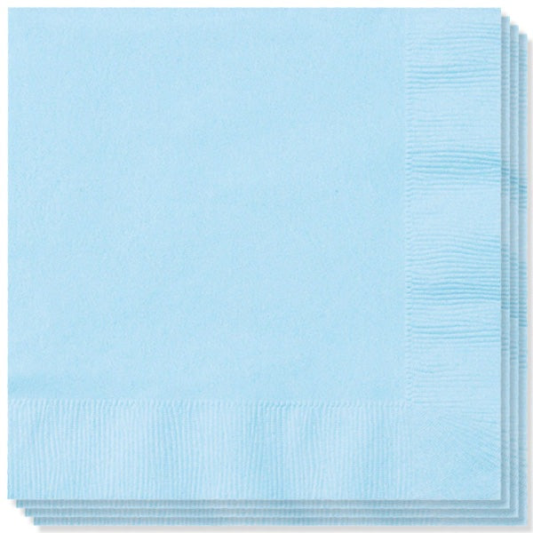 20 Napkins Light Blue