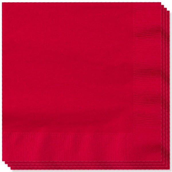 20 Napkins Red