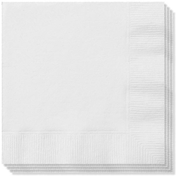 20 Napkins White