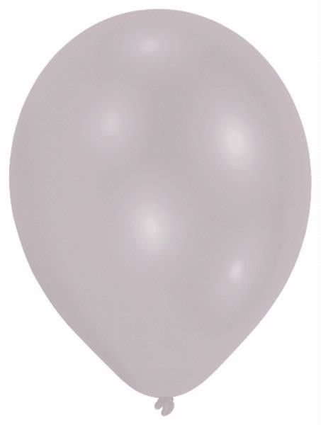 Silver Latex Balloons