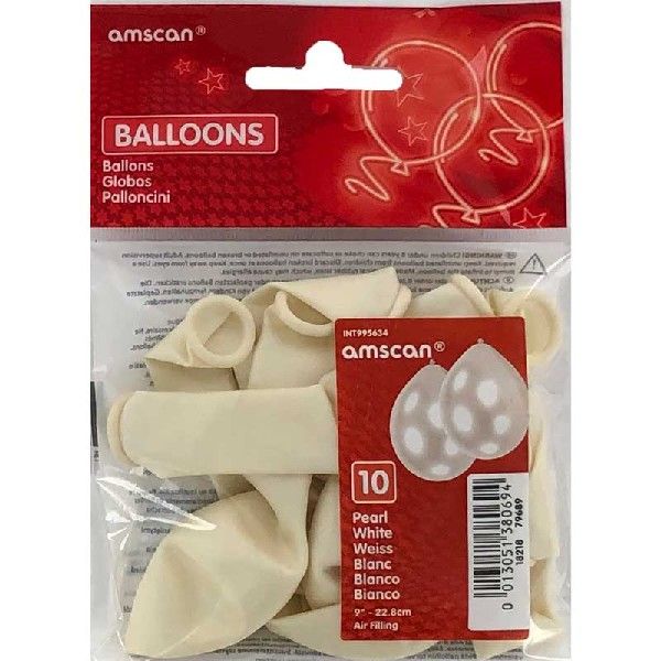 White Latex Balloons