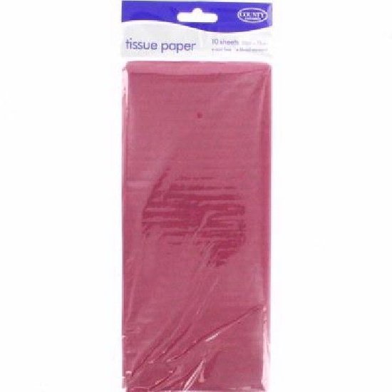 Tissue Paper Wine Red