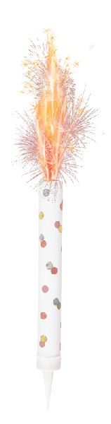 24 x ROSE GOLD Ice Sparkling Fountain Candles Packs of 3 - 72 Total. Bottle Clips Available