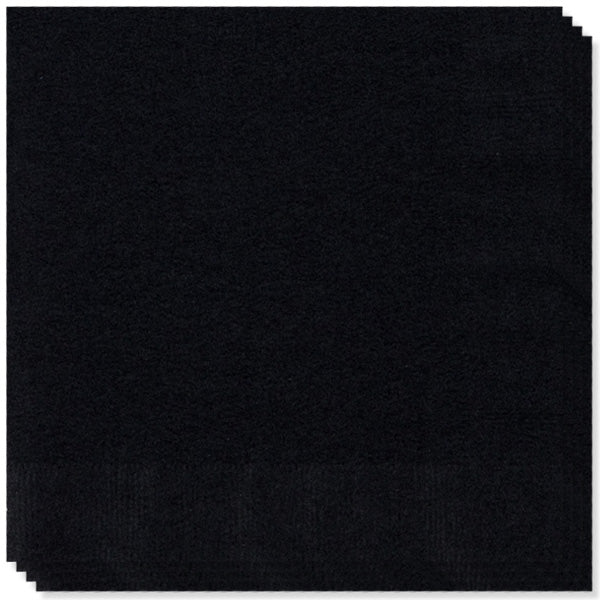 20 Black Napkins