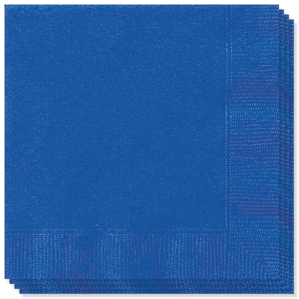 20 Napkins Dark Blue