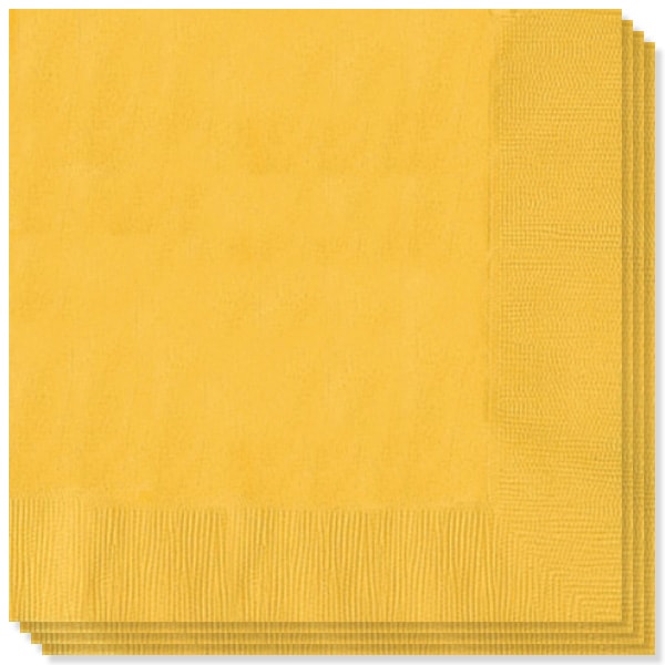 20 Napkins Dark Yellow