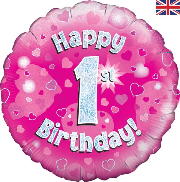 Happy 1st Birthday Pink