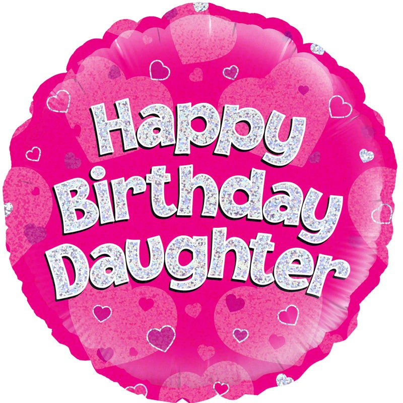 Happy Birthday Daughter Foil Balloon
