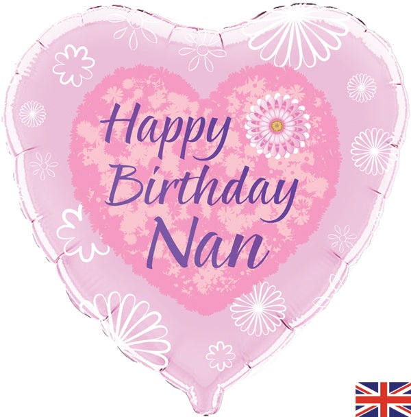 Happy Birthday Nan Foil Balloon