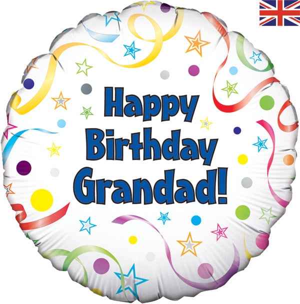 Happy Birthday Grandad Foil Balloon