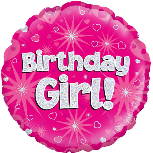 Birthday Girl Foil Balloon