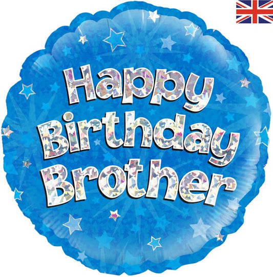 Happy Birthday Brother Foil Balloon