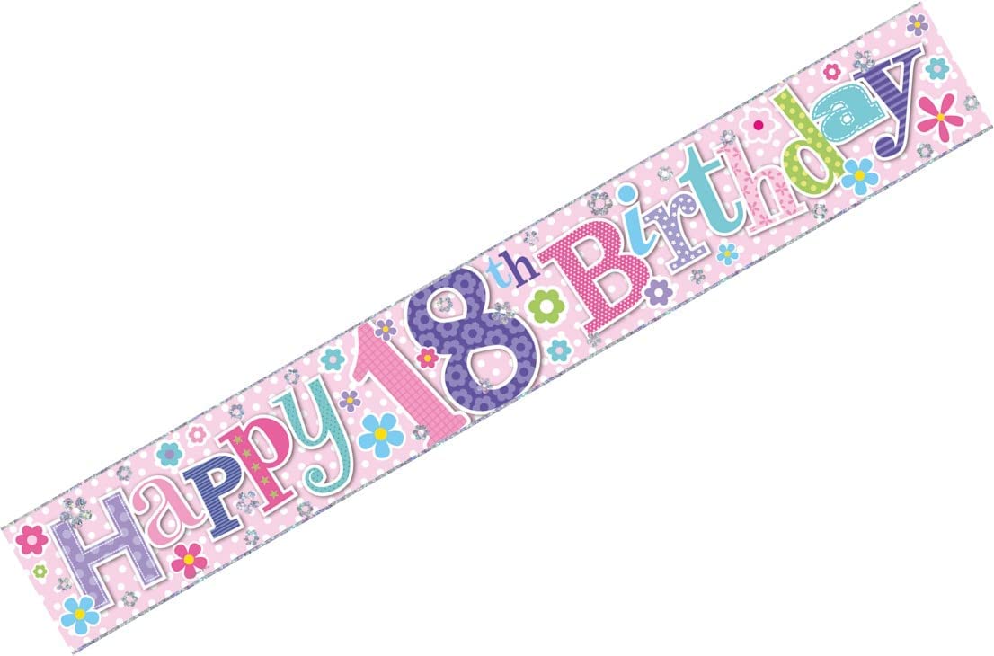 Age 18 Birthday Banner Female