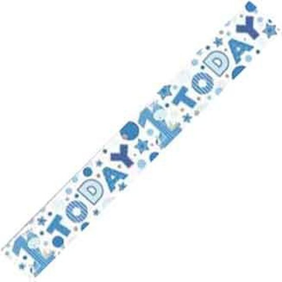 Age 1 Birthday Banner Male