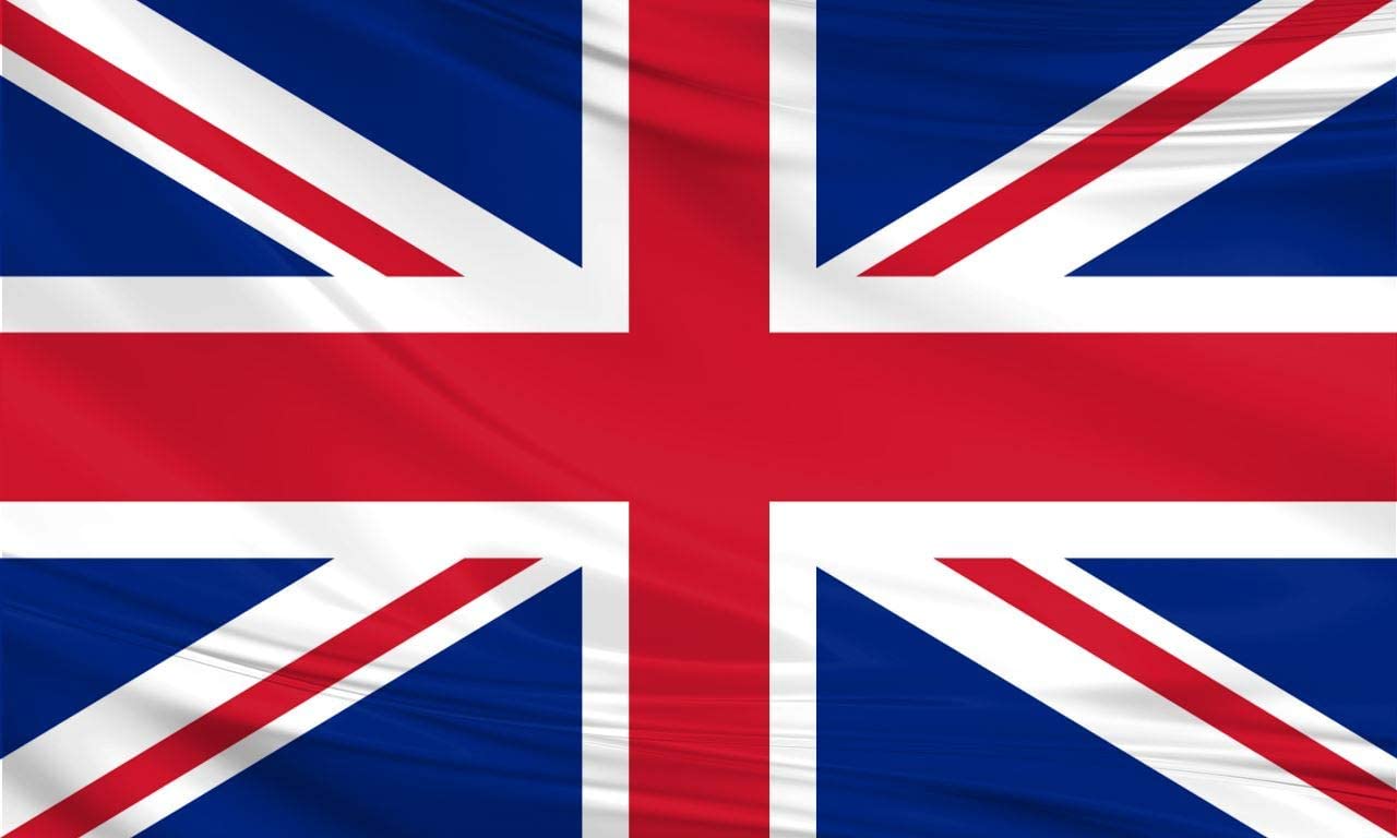 Union Jack Flag With Eyelets