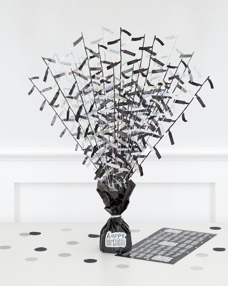 Black Any Age Centerpiece