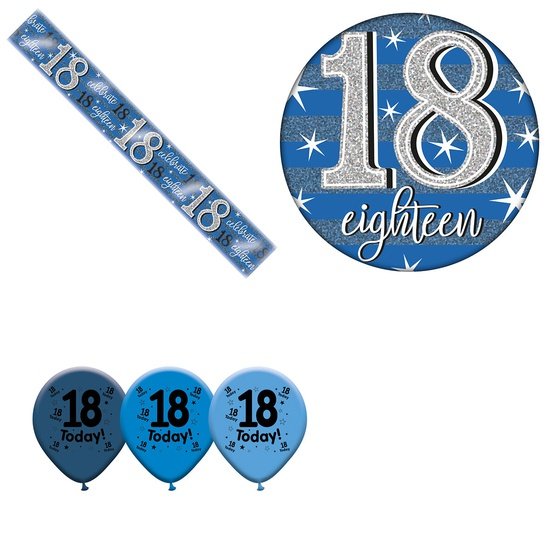 Various Designs Bundle H Banner, Balloon, Badge Ages 1 to 80