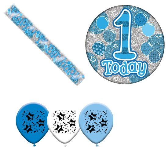 Various Designs Bundle H Banner, Balloon, Badge Ages 1 to 80