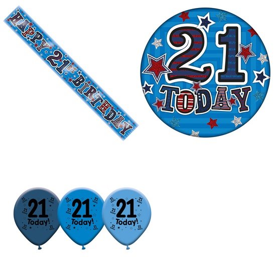 Various Designs Bundle H Banner, Balloon, Badge Ages 1 to 80
