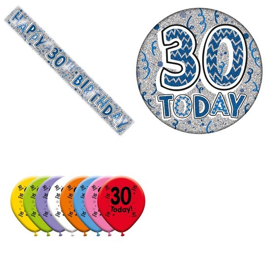 Various Designs Bundle H Banner, Balloon, Badge Ages 1 to 80