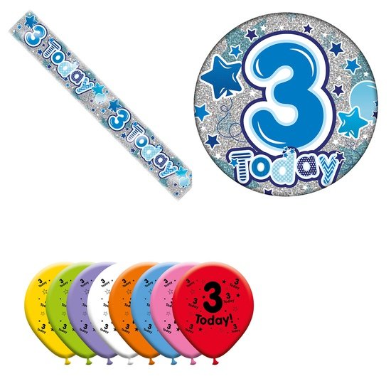 Various Designs Bundle H Banner, Balloon, Badge Ages 1 to 80
