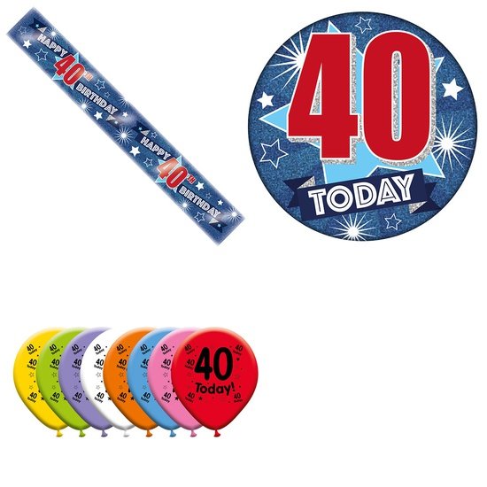 Various Designs Bundle H Banner, Balloon, Badge Ages 1 to 80