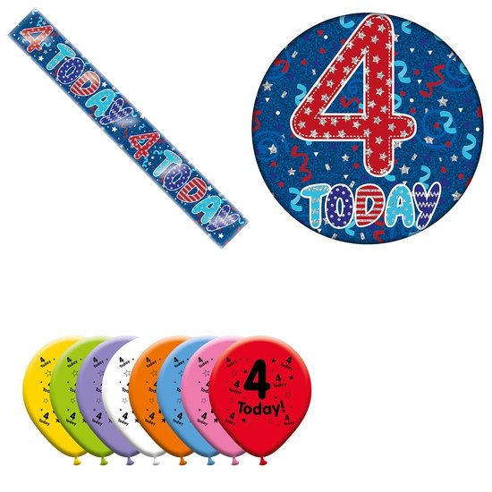 Various Designs Bundle H Banner, Balloon, Badge Ages 1 to 80