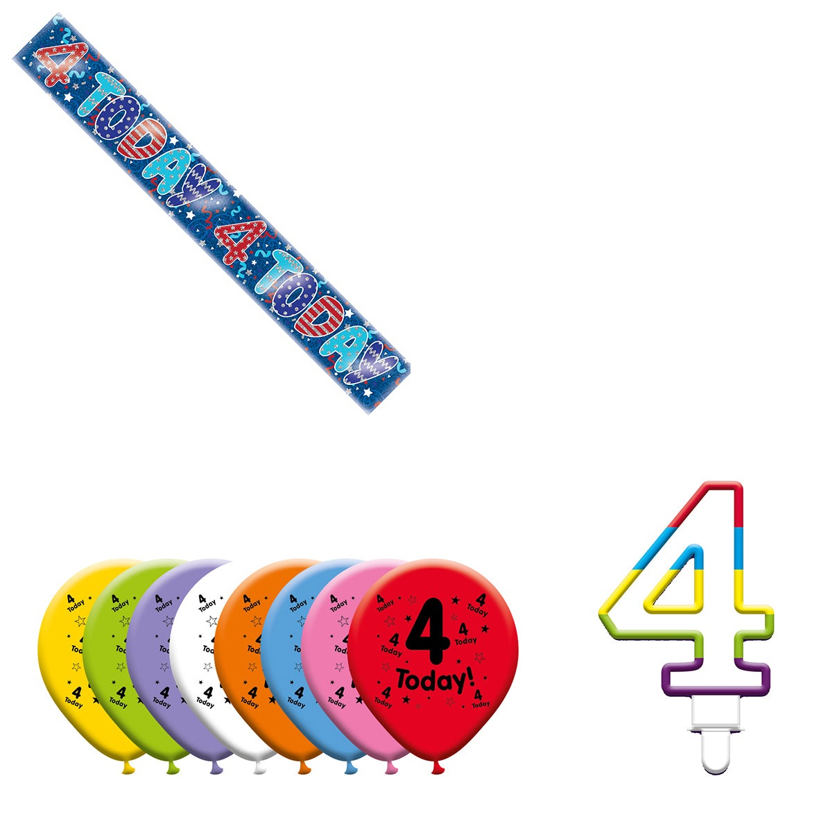 Various Designs Bundle I Banner, Balloon, Candle Ages 1 to 80