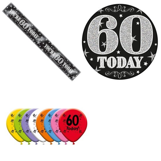 Various Designs Bundle H Banner, Balloon, Badge Ages 1 to 80