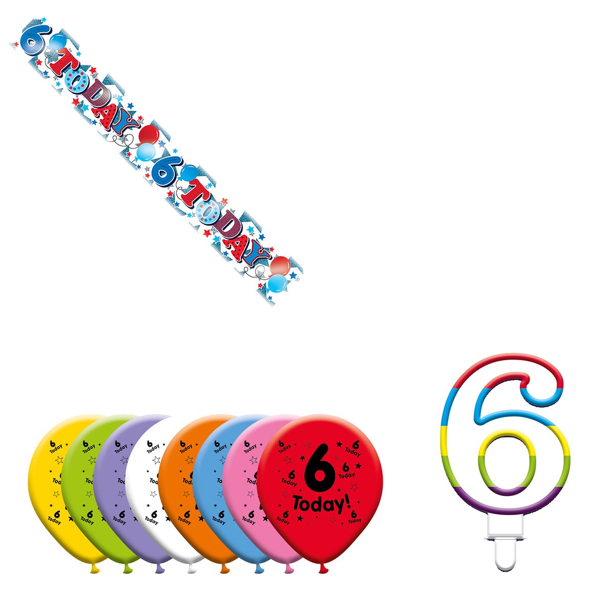 Various Designs Bundle I Banner, Balloon, Candle Ages 1 to 80