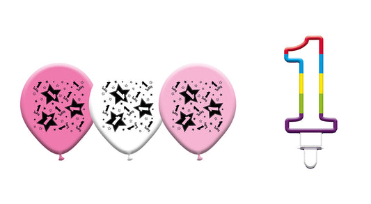 Various Designs Bundle E Balloon, Candle Ages 1 to 80