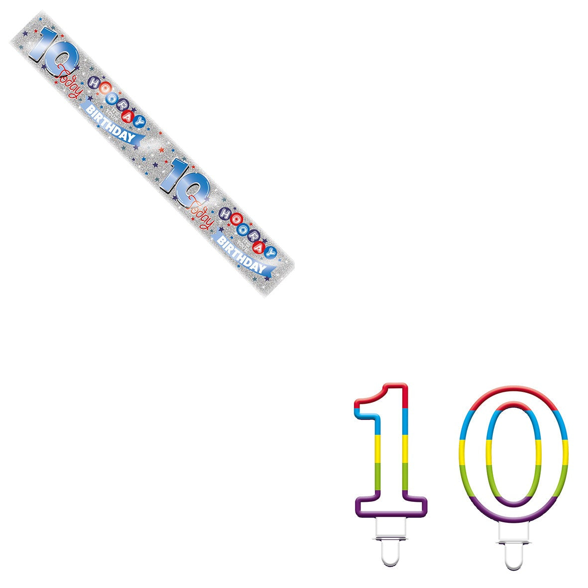 Various Designs Bundle K Banner, Candle Ages 1 to 80