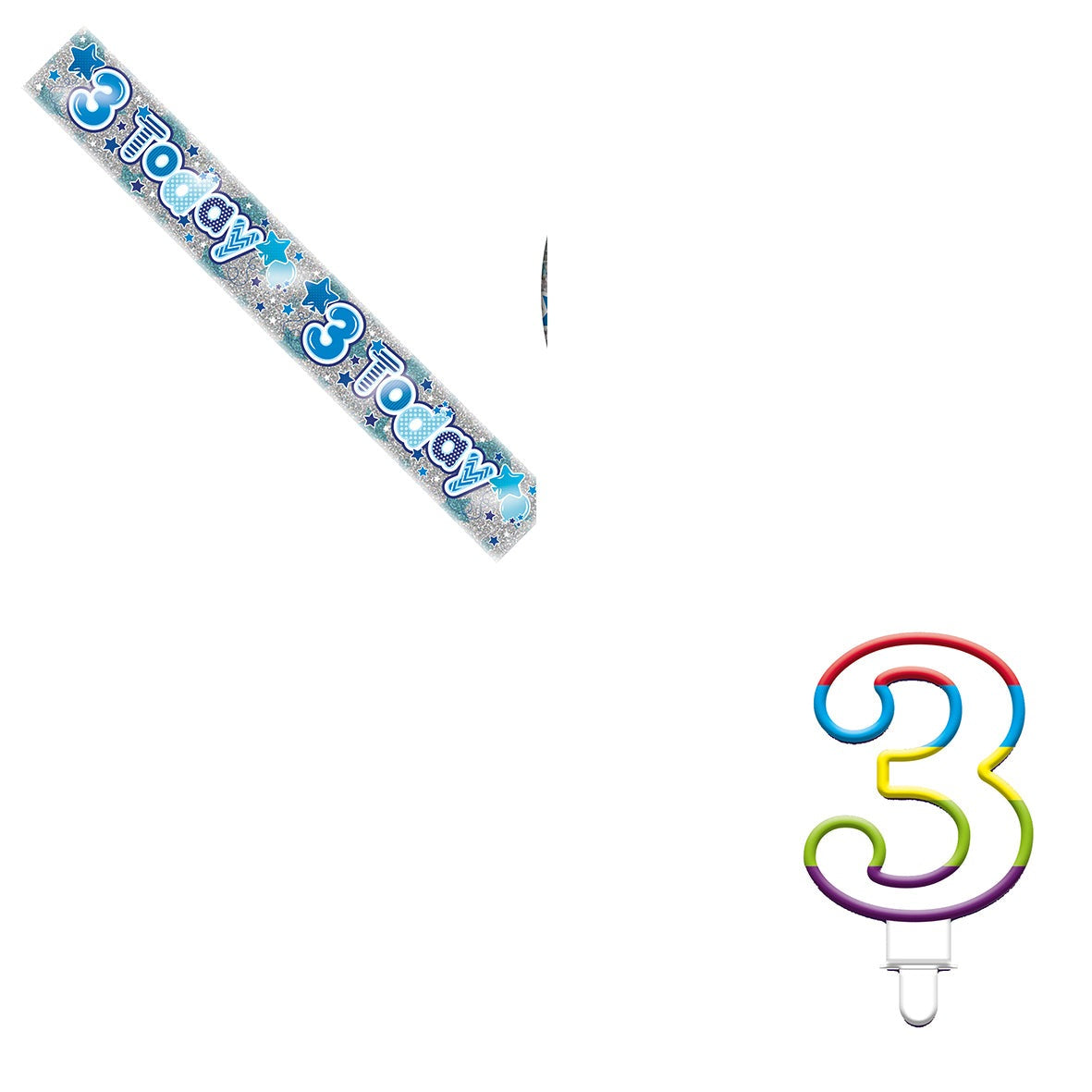 Various Designs Bundle K Banner, Candle Ages 1 to 80