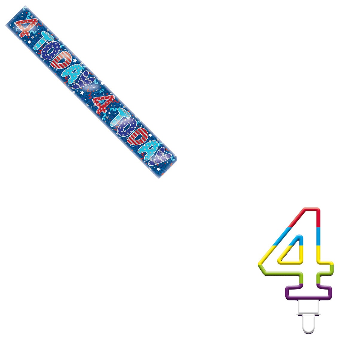 Various Designs Bundle K Banner, Candle Ages 1 to 80