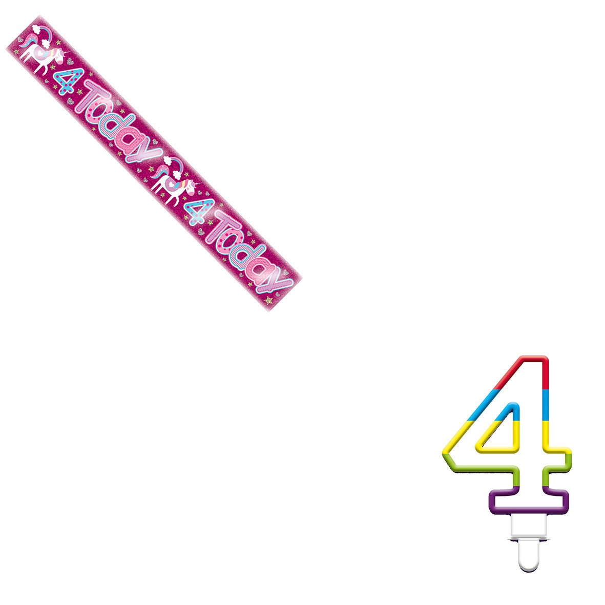 Various Designs Bundle K Banner, Candle Ages 1 to 80