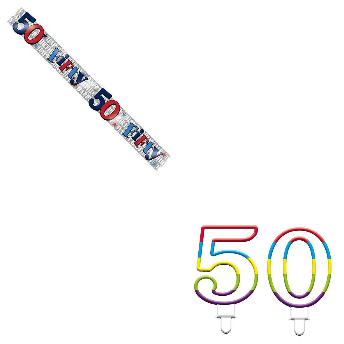 Various Designs Bundle K Banner, Candle Ages 1 to 80