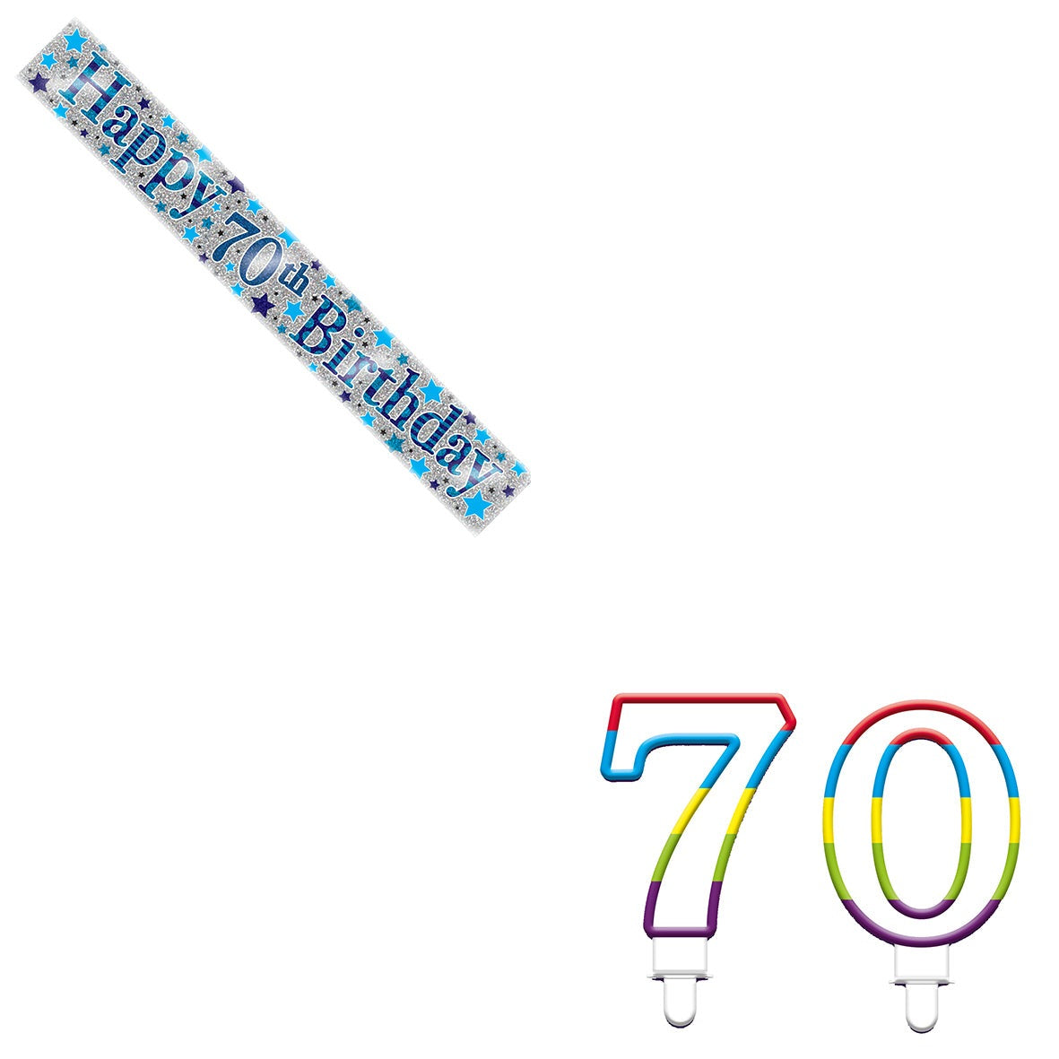 Various Designs Bundle K Banner, Candle Ages 1 to 80
