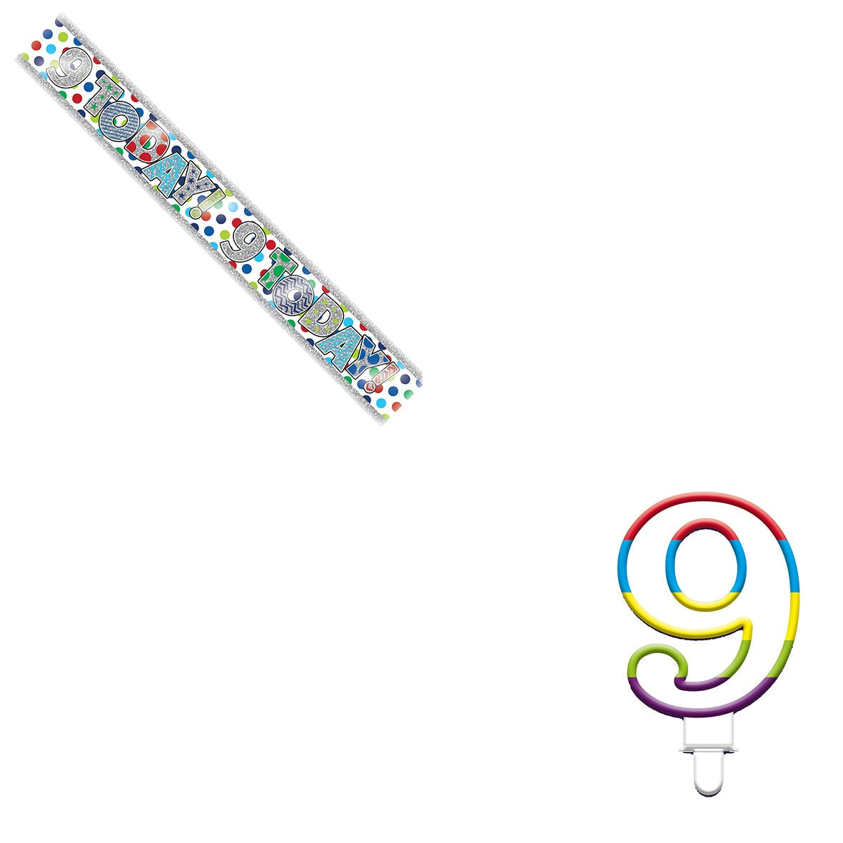 Various Designs Bundle K Banner, Candle Ages 1 to 80