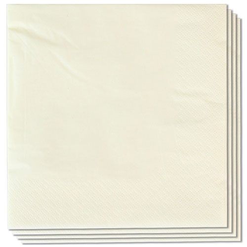 20 Napkins Ivory