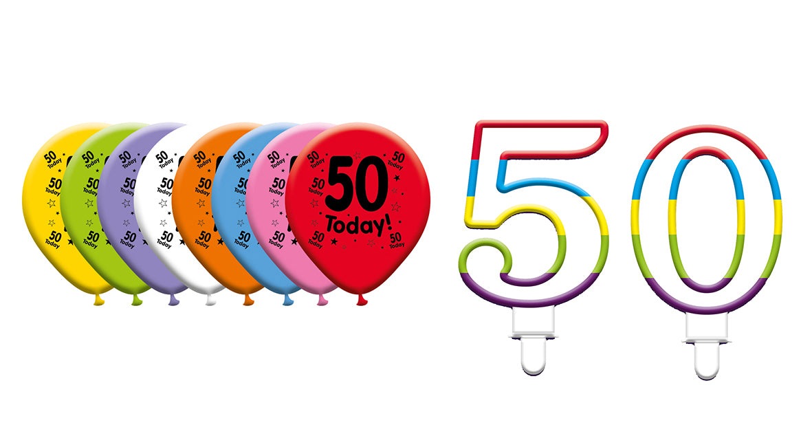Various Designs Bundle E Balloon, Candle Ages 1 to 80