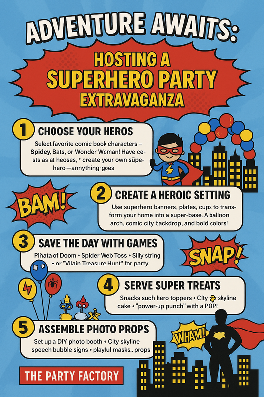 Adventure Awaits: Hosting a Superhero Party Extravaganza