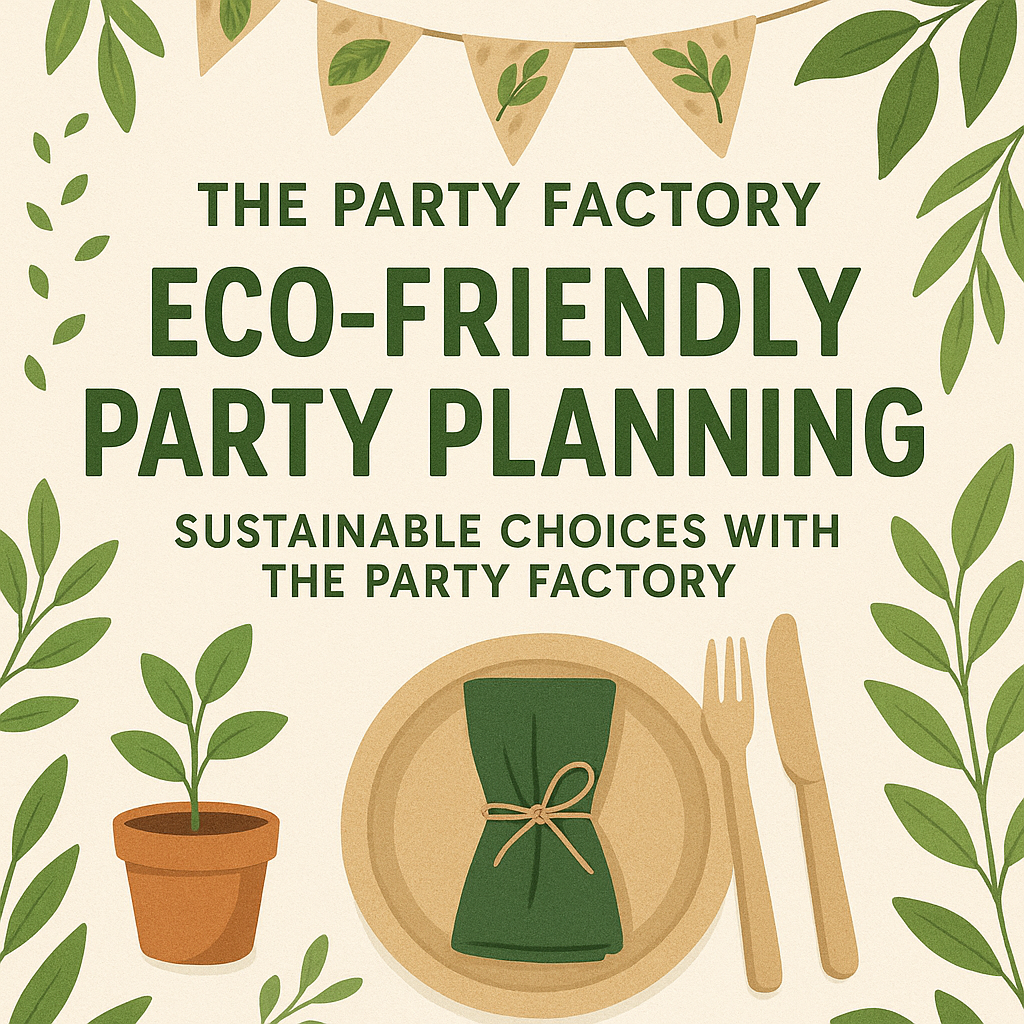 Eco-Friendly Party Planning: Sustainable Choices with The Party Factory