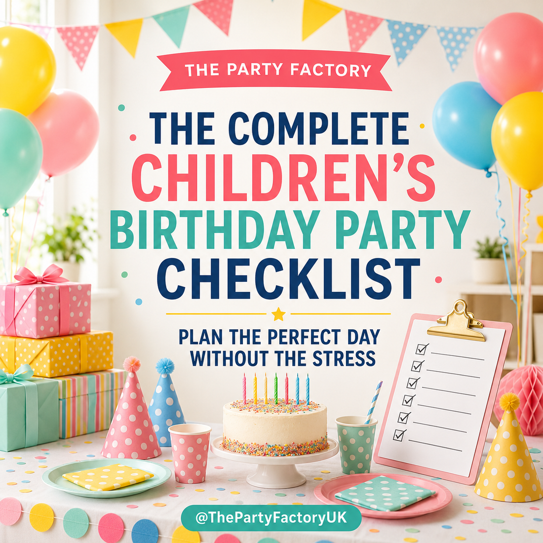 The Complete Children's Birthday Party Checklist
